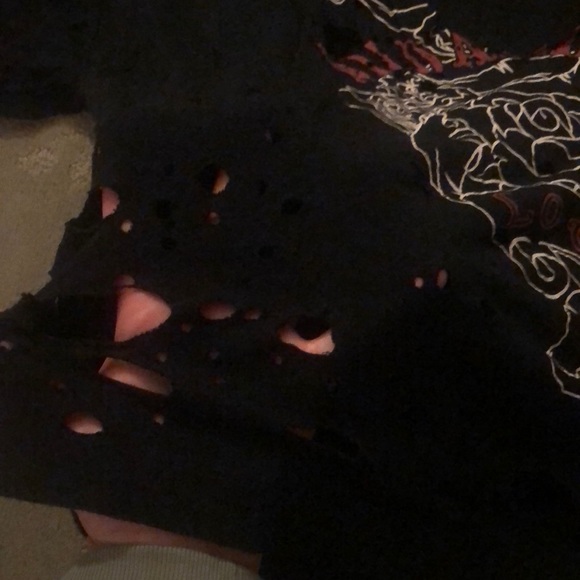 Distressed band tee - Picture 2 of 4